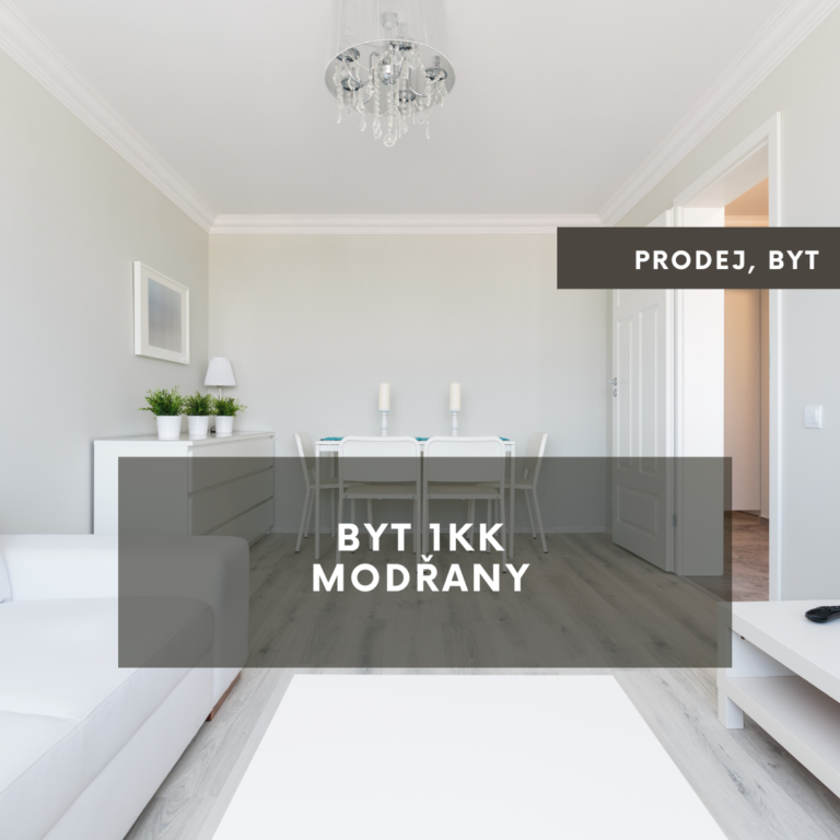 Prodej bytu 1kk Modřany